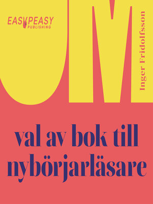 cover image of Om val av bok till nybörjarläsare